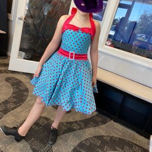 Polka dot dress size CL